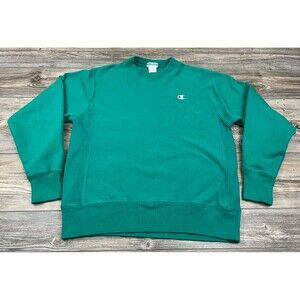 Vtg CHAMPION REVERSE WEAVE Men's MED Crewneck Sweatshirt Kelly Green
